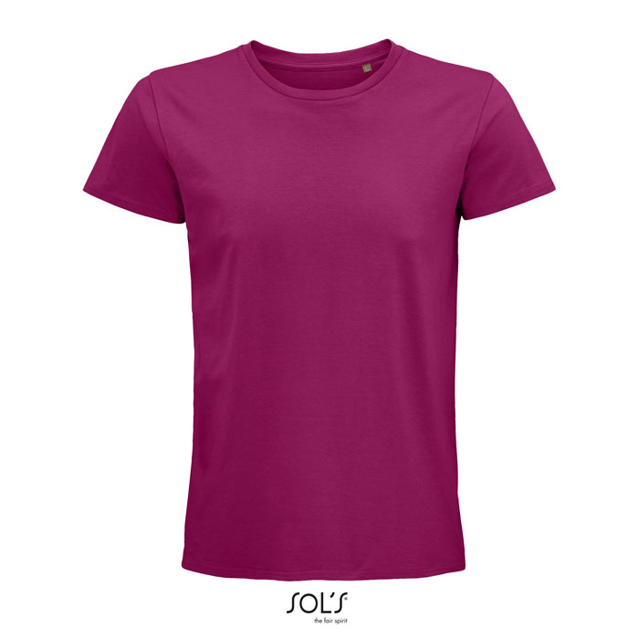 Tee shirt coton bio publicitaire homme 175g - PIONEER Fuchsia 1